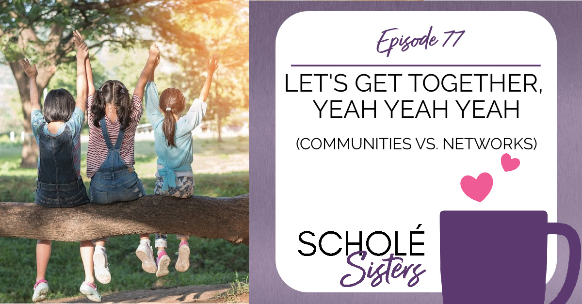 SS #77: Let’s Get Together, Yeah Yeah Yeah (Communities vs. Networks)
